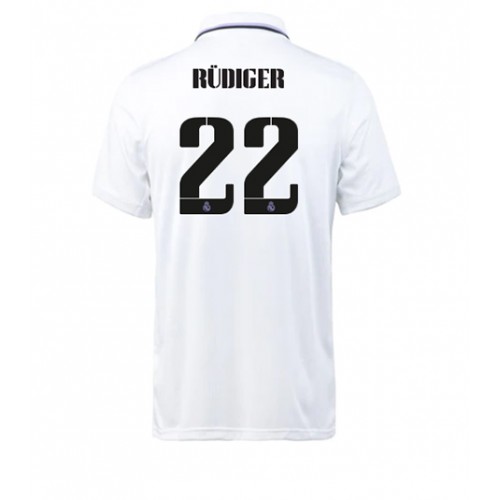 Real Madrid Antonio Rudiger #22 Hjemmedrakt 2022-23 Kortermet Real Madrid Antonio Rudiger #22 Hjemmedrakt 2022-23 Kortermet